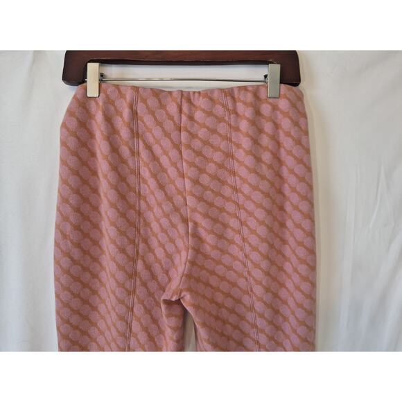 Anthropologie Maeve The Margot Pink Kick Flare Cropped Pants Small - Picture 8 of 8